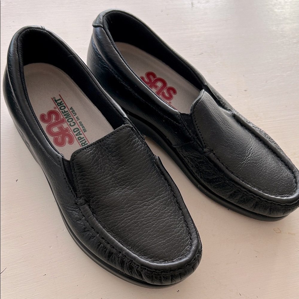SAS Tripad Slip On Loafer Black, girl’s 4